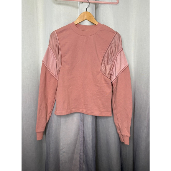 Women's RTA Sweatshirt pullover XS Dusty Rose NWT - Picture 3 of 9